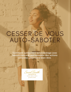 Couverture cesser de vous auto-saboter