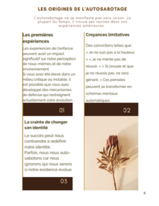Les origines de l'autosabotage